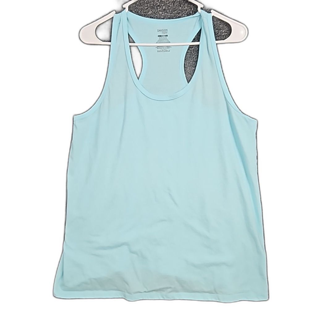 Danskin Now XL 16-18 Large Tank Top Light Blue